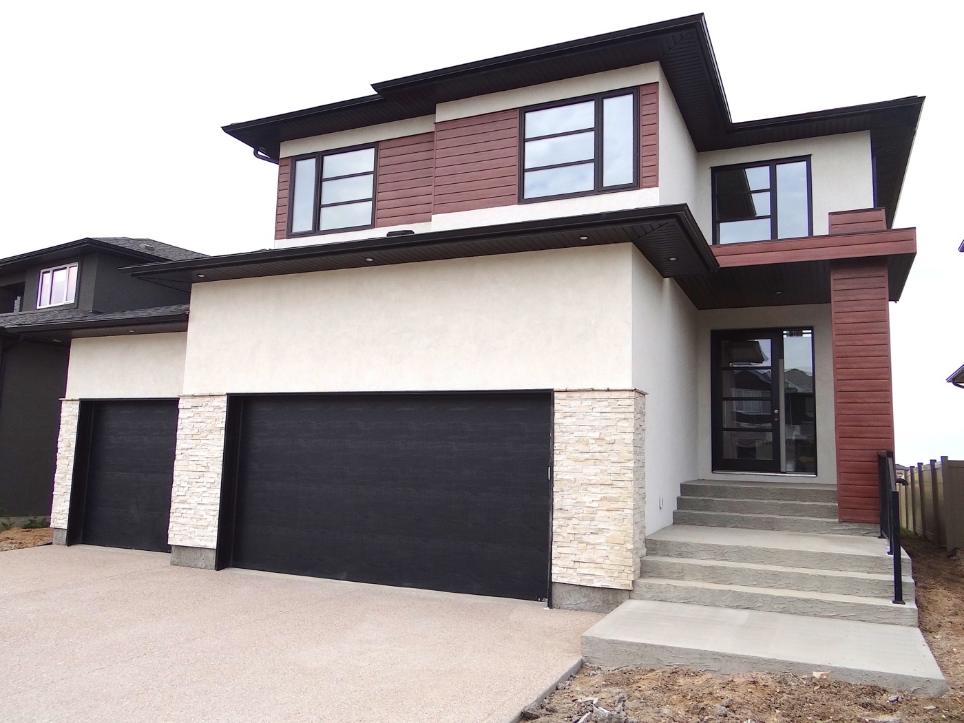 Modern custom home in Harbour Landing Regina